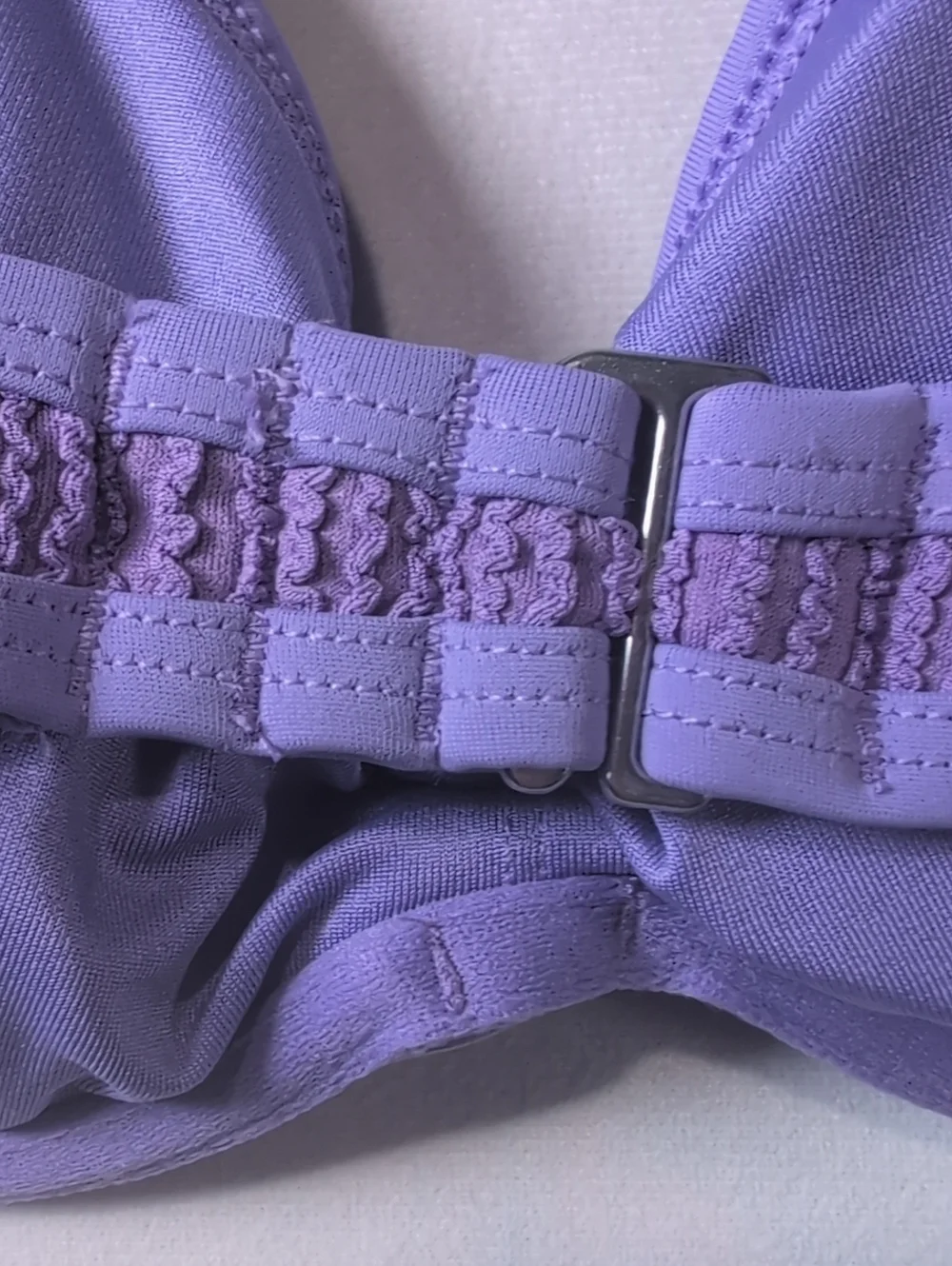 Old Navy Purple Textured Bikini Top with Underwire Size Small
